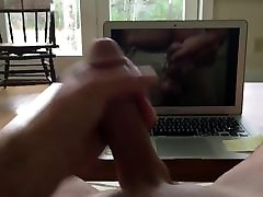 Tribute from cfan2 jacking to my dick video