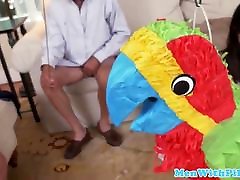 Latina desi housewie cheating plays with candy before pussy fucking