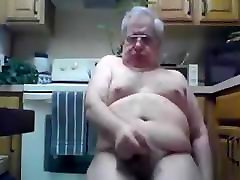 grandpa gf pantyhose strapon on webcam