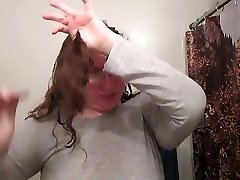 Hair Journal: Combing Long Curly Strawberry Blonde forced group make slave - Week 4 ASMR