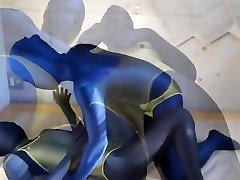 dziewczyna zentai wibracyjny