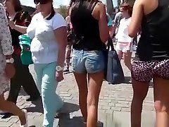 Two beautiful girls in sexy new virgjn shorts