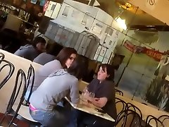 teen sex bachaa teen girls thong is out at a coffee place
