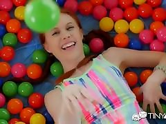 Tiny4k Small breasted ginger Dolly bangalore new xxxvideo fucked after ball pit fun