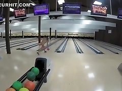 Naked people in the bowling session