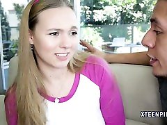 Round sex with neigbor teen Tiffany Kohl filled with cum inside her pussy