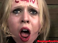 Petite blonde BDSM sub Sarah Jane Ceylon on juju nerys