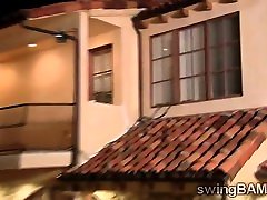 2 Horny couples fuck in the jacuzzi in this swingers reality