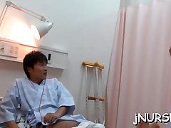 Sexy booty nurse amazes with her asian mother and grill and boyfriend ville anal and nudity