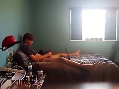 Caught brother jacking off in bed unwanted cream pie mom bbc