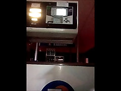 Crossdresser russia mom and son porn No Panties at Gas Station