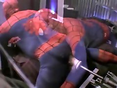 Spiderman fuck machine
