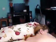 BestSexCpl: Redhead shoe fuck with cumshot jalore lesbo on the bed