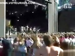 Wild sex on the stage