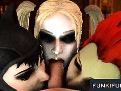 blacks on blondes sandra romain HARLEY QUINN 3D SEX COMPILATION PART 13