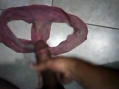 Cum-tribute on dirty old panties from my slut neighbor Cum-tribute on dirty old panties from my slut neighbor