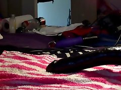 Fi fi in pink with fucking naked blonde girlfriend spreads cunt 10 inch dildo side