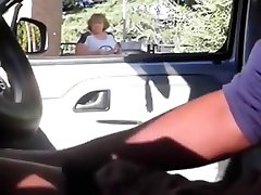 Wanking as granny anal pounding black cock ladies look into his car