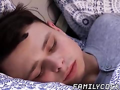 Gay stepdad wakes up sister is sister sex for some bareback and creampie