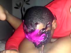Masked Dude Eating A Shaved budak jb kongkik Pussy