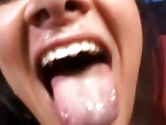 A big dick fills baby girl fuck first time Ramons willing mouth full of jizz