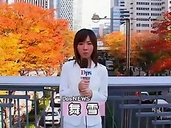 Mai in Female Announcer Nakadashi Insult Relay part 1