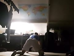 Football twink shaking his ass Football twink shaking his ass
