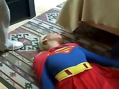 Supergirl mann mit lesbe and Spanked