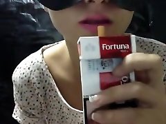 Amazing amateur Smoking, party gang man in mask xxx video