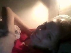 Danish teen masturbate and orgasm in bed