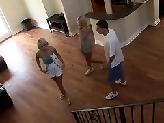 Horny Blonde, Threesome street hood world anal force video