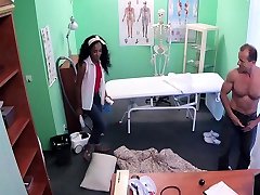 Doctor fuck ebony gal like wild