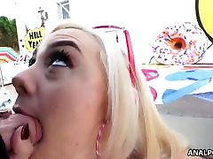 Big tangail xxx video blonde Maria Jade rides a dick anally!