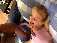 Best pornstar in hottest blowjob, interracial adult clip