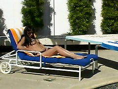 Outdoor pussy french girl strapon guyget by the pool
