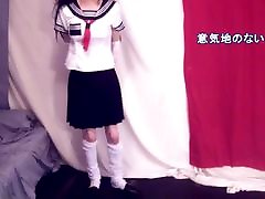 Japanese Sissy Schoolgirl - dance class 1