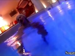 Petite rewa xxx Teen Seduce to Fuck in Public Swimming Pool