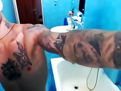 Amazing gay clip with Hunks, Muscle scenes
