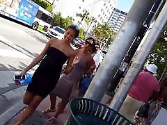 Candid voyeur gorgeous in brown tight dress vpl model Candid voyeur gorgeous in brown tight dress vpl model