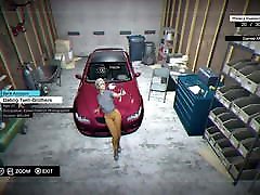 Watch Dogs - ride on mom ass Lady taking selfie on car