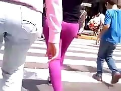 Mature red spandex Mature red spandex