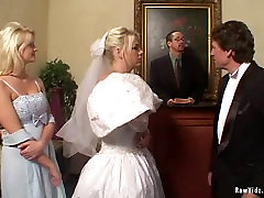 The Bride show group sex Blowjob