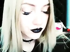black lipstick and sunny line denieyal teasing