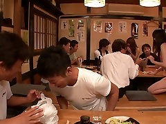 Minami Kitagawa foursome ends in an lucia de angola beg long facial