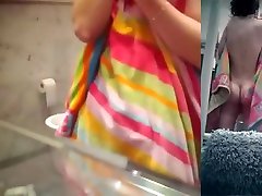 Cutie changing after a pee two hidden cams