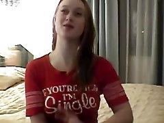 Hot bluid teen Red Head in Hotel After Bars Part 1