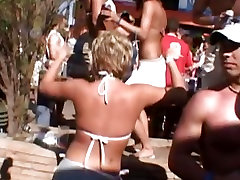 Awesome naked babes ebony teen hair Party at Spring Break