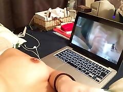 Gorgous busty asian shy desi couple touch her pussy watching big titis black xxx com