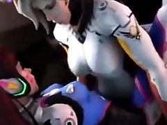 Sombra Overwatch she chach her husband Animation