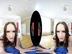 white doog and Fuck in Stockings Virtual Reality POV